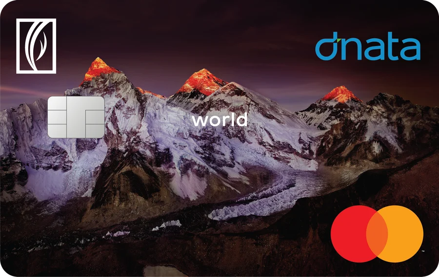 Emirates NBD dnata World Credit Card card, as shown by Emirates NBD