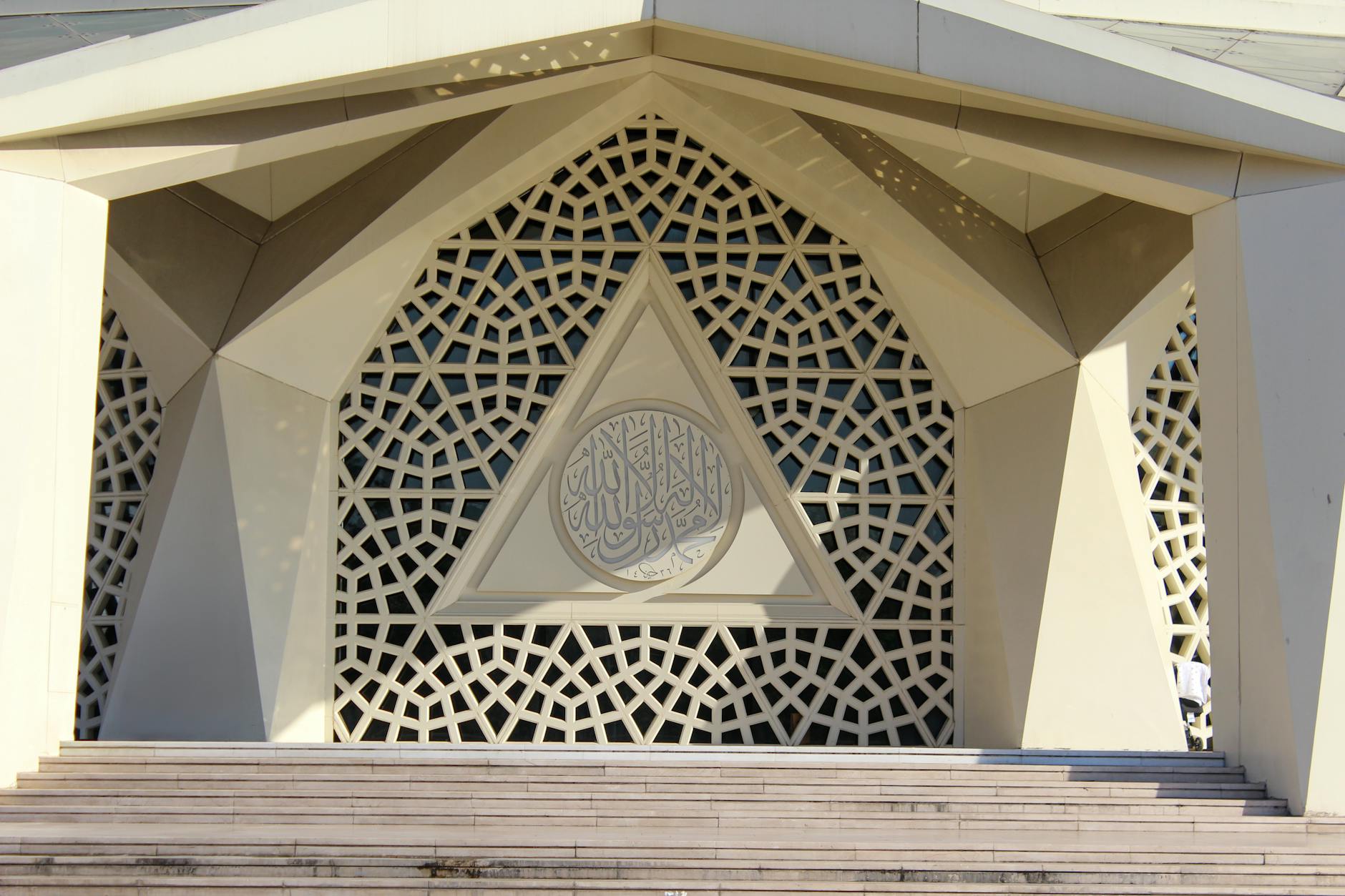 Islamic geometric architectural pattern detail