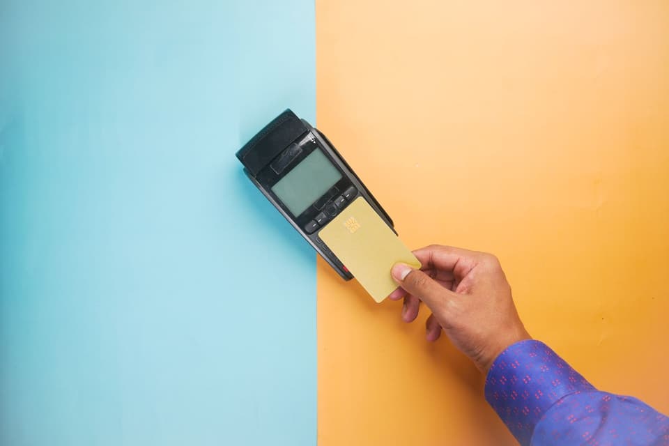 Contactless card payment at a terminal