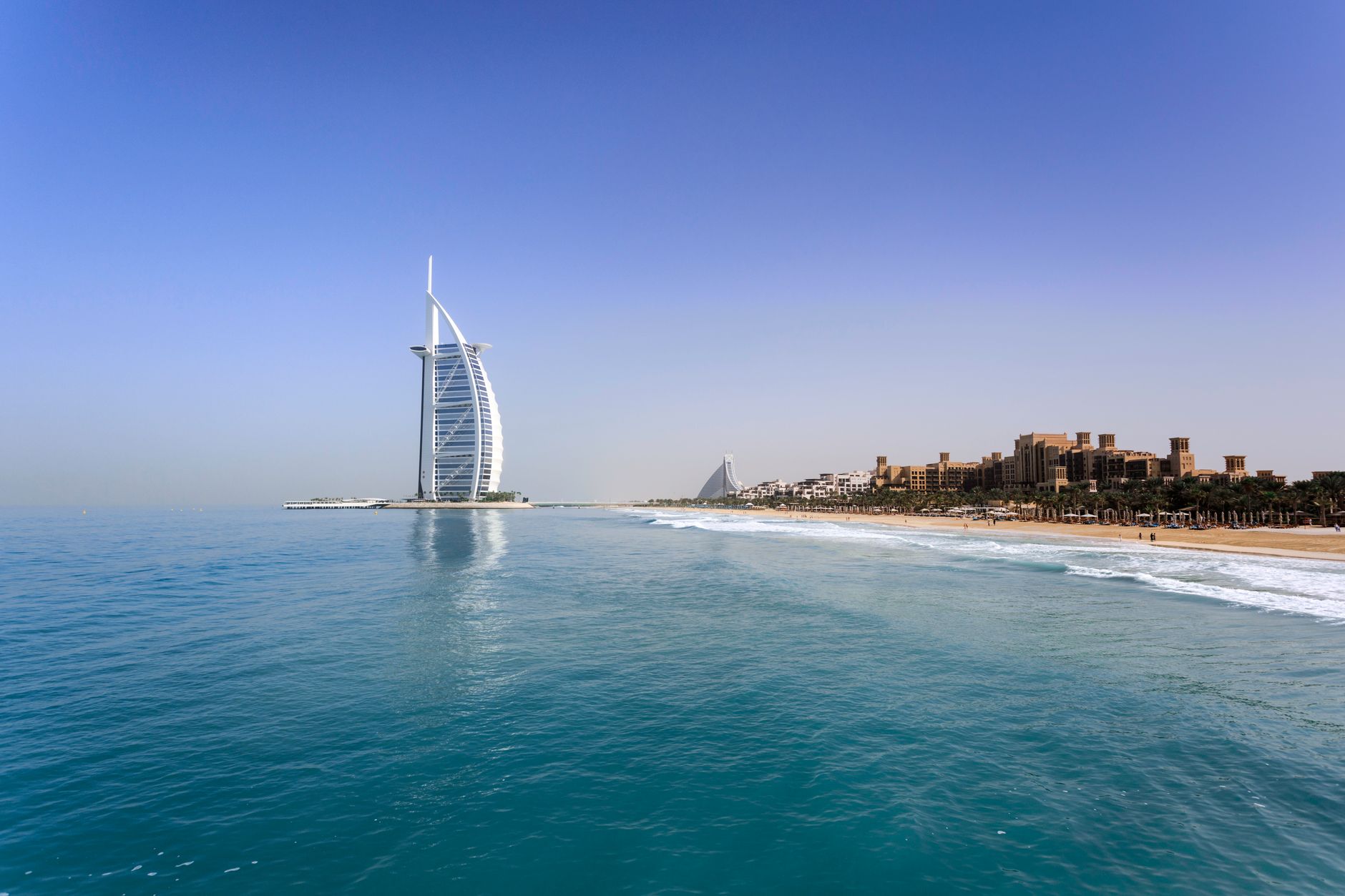 Dubai skyline on a clear day